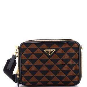 Prada Symbole Zip Around Shoulder Bag #215117P20B